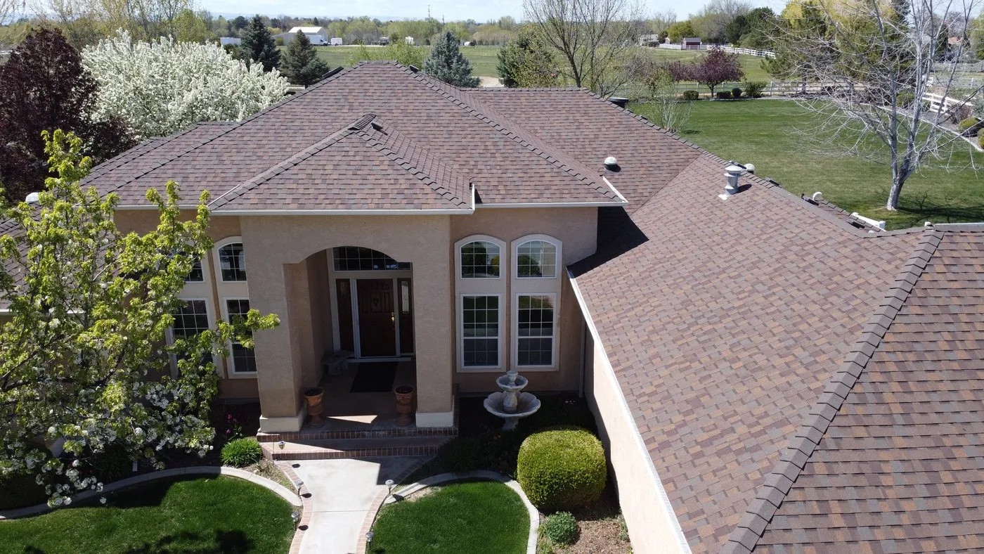 Residential roof replacement in Boise Idaho by Blue Goat Roofing
